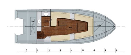 30' Power Sport Boats Layout